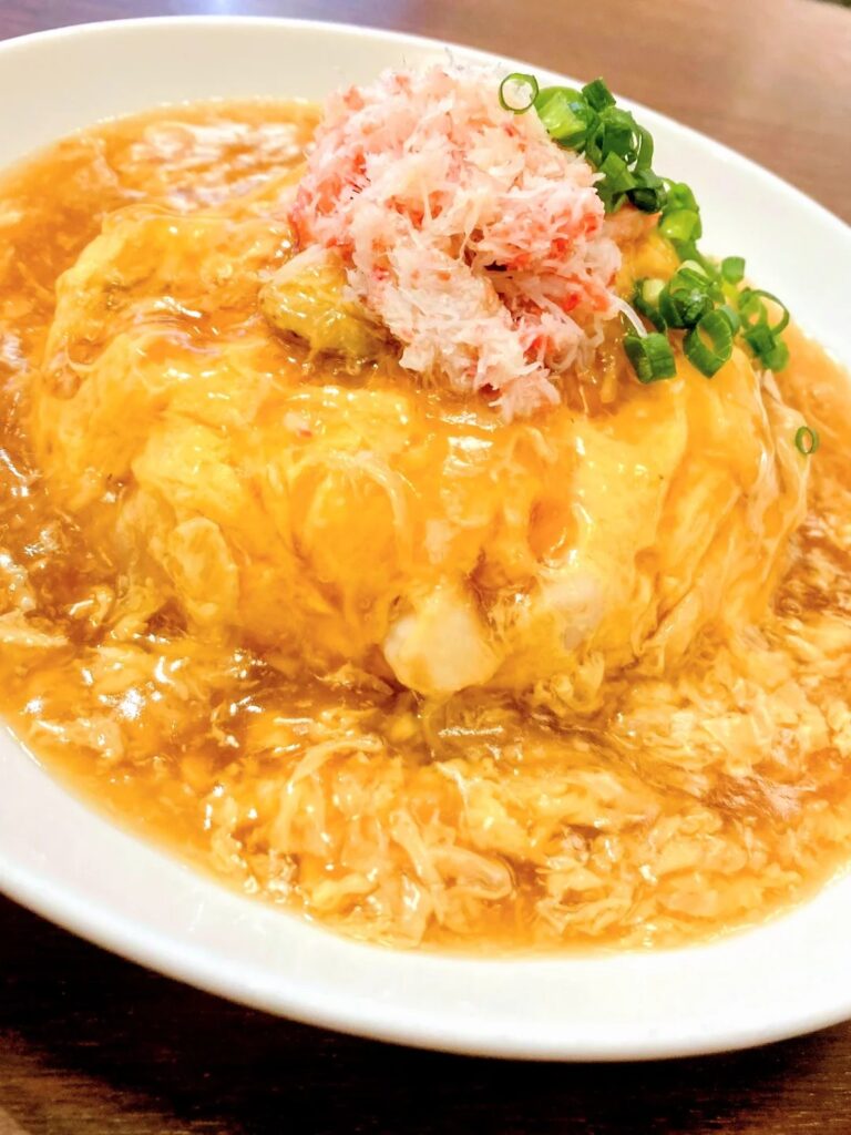 紅虎餃子房ファボーレのLINE友だち限定メニュー海鮮天津飯