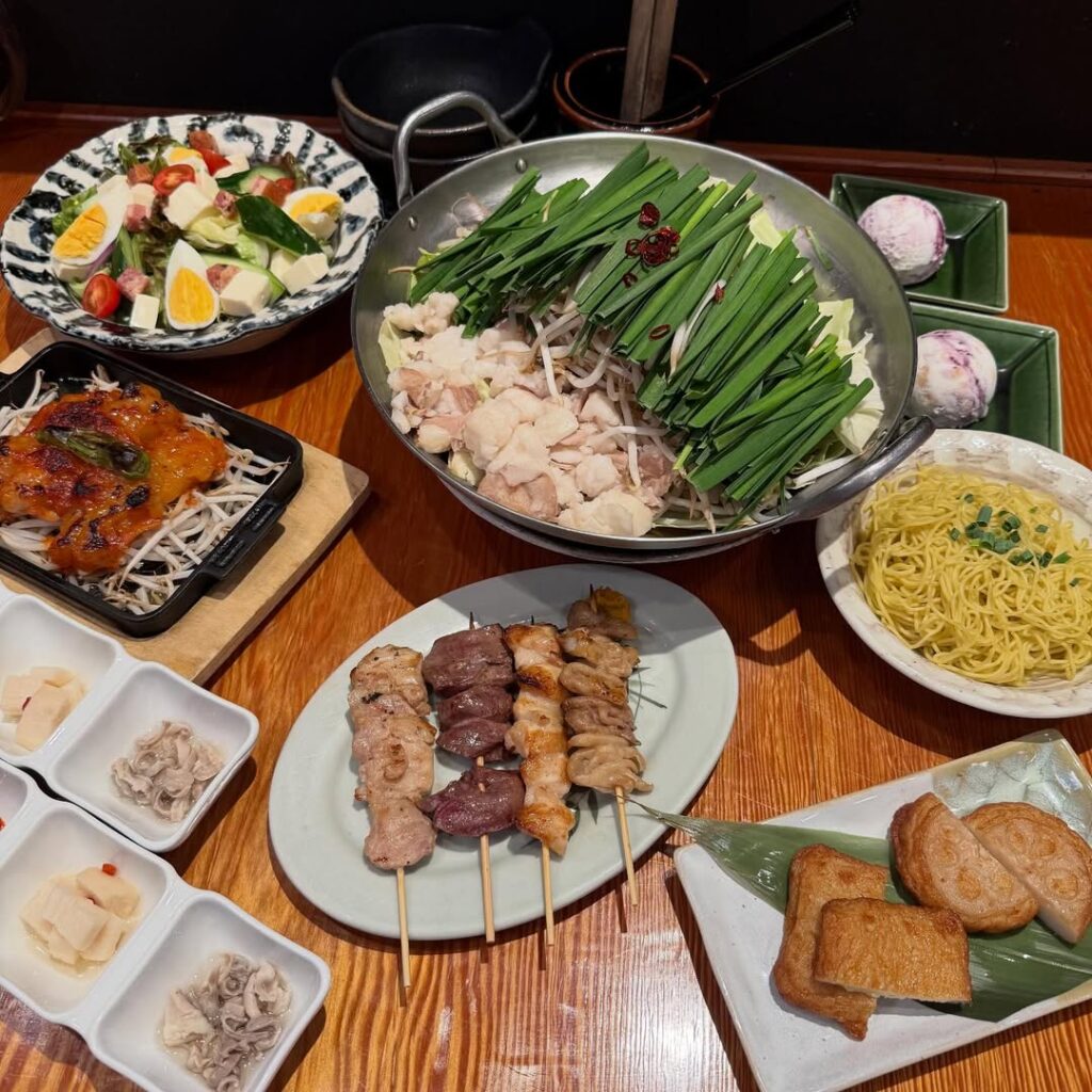 博多もつ鍋龍富山のコース