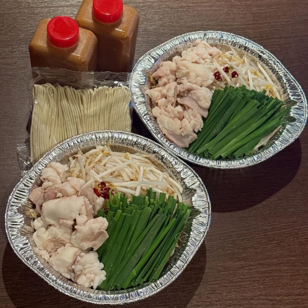 博多もつ鍋龍富山のお持ち帰り