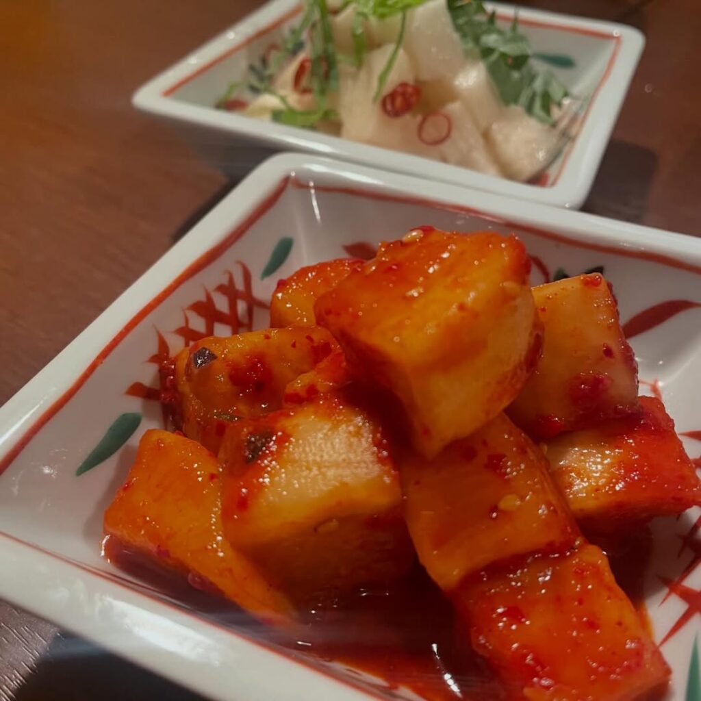 博多もつ鍋龍のキムチ