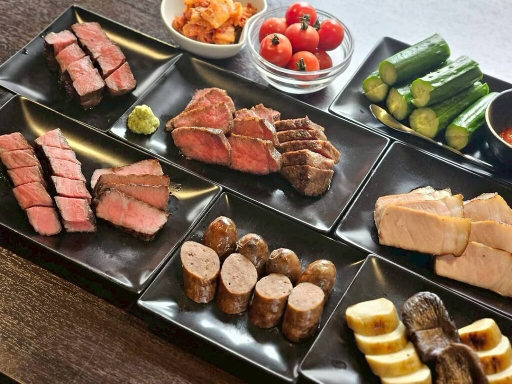 肉山富山の赤身肉コース